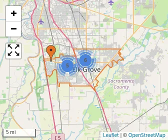 Area schools map